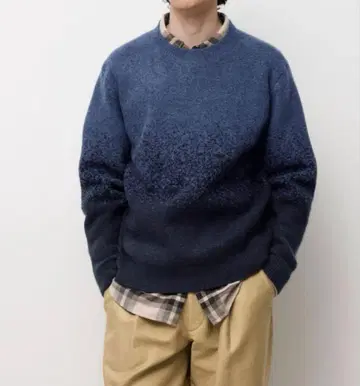 JW ANDERSON 그라데이션 크루넥 스웨터 68 BLUE
