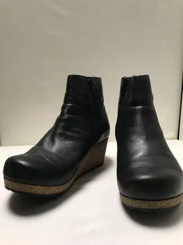 버켄스탁 파피리오 블랙 가죽 부티 24.5cm