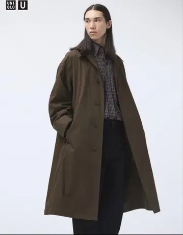 UNIQLO U 유니클로  오버 사이즈 스텐카라 코트 S