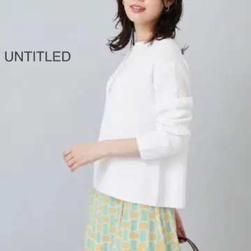새상품급 2024 언타이틀 워셔블 미들 게이지 편직 니트 풀오버 2