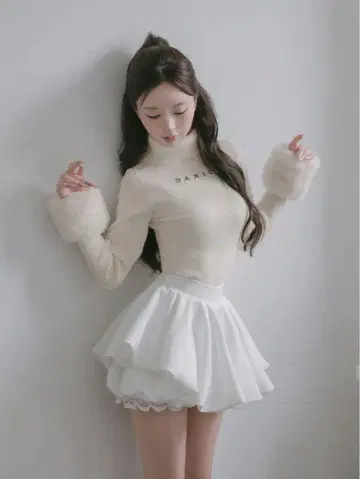 Darich 스무스 퍼 리브 니트탑