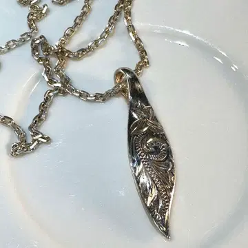 미사용 실버 925 하와이안 주얼리 목걸이