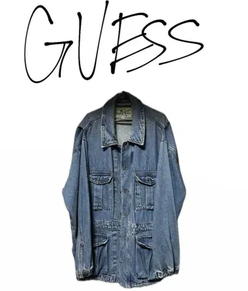 GUESS 90s 데님 자켓 커버올