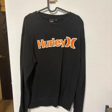 Hurley 로고 프린트 트레이닝복 M 사이즈 블랙