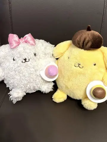 폼폼푸딩 봉제 인형 세트 마카롱 레어