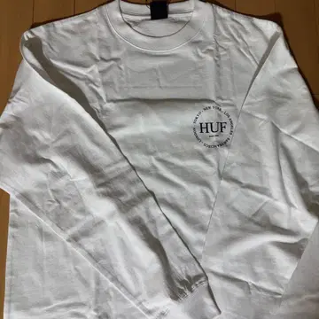 HUF 화이트 롱 슬리브 T셔츠