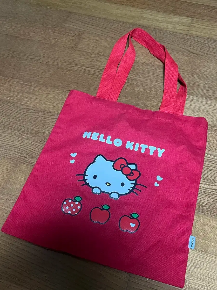Miniso Hello Kitty Red Eco Bag (Authentic) #헬로키티,#헬로키티가방