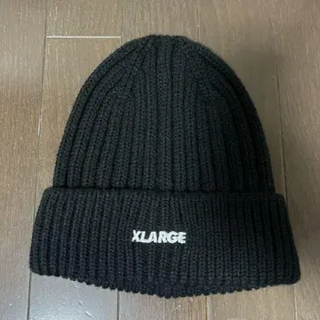 XLARGE 블랙 니트 모자 프리 사이즈