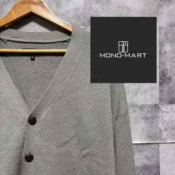 MONO-MART 그레이 V넥 가디건