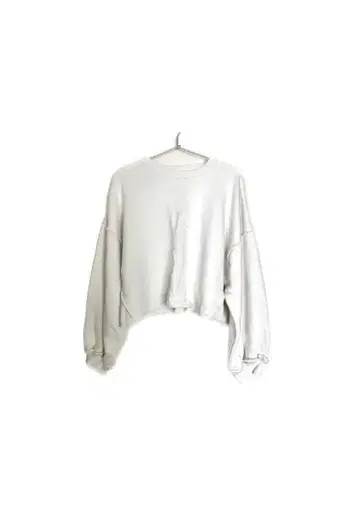 마우지 트레이닝복 맨투맨 아이보리 맨투맨 저리 moussy