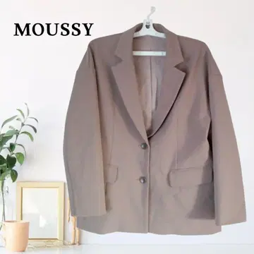 zB1101 [ M ] MOUSSY 드롭 숄더 테일러드 자켓