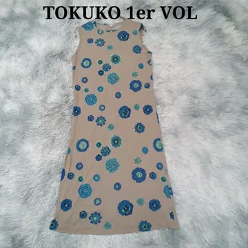 TOKUKO 1er VOL 토쿠코프르미에볼 꽃무늬 원피스 일본제
