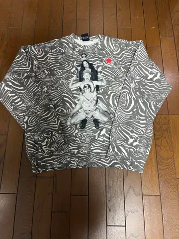 레드 핫 칠리 페퍼스 맨투맨 제브라 패턴 렛치리 L 도쿄돔