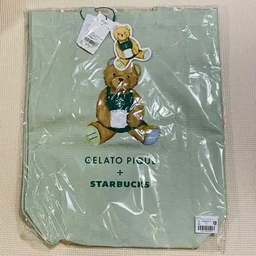 젤라또피케 스타벅스 토트백 민트 그린 스벅 젤라피케