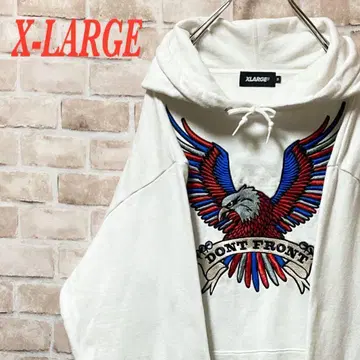 [ 레어 디자인 ] X-LARGE 엑스라지 빅 자수 슬리브 로고