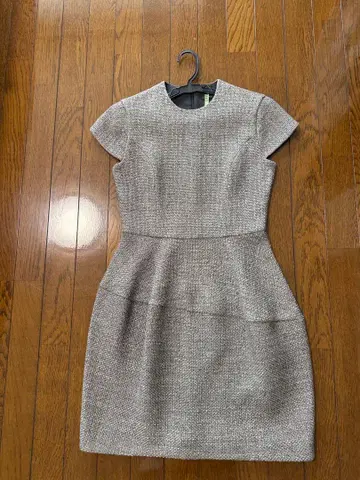 [ 새상품급 ] YOKO CHAN 반팔 무릎 기장 원피스 38