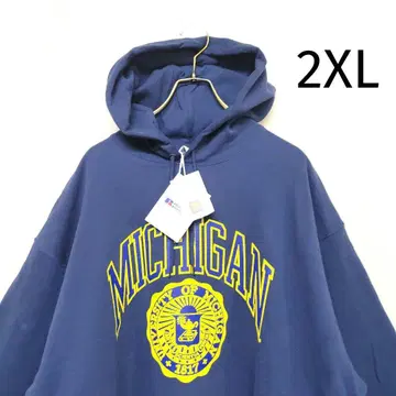 [ 새상품 ] RUSSELL ATHLETIC 후드 맨투맨 2XL 미시건