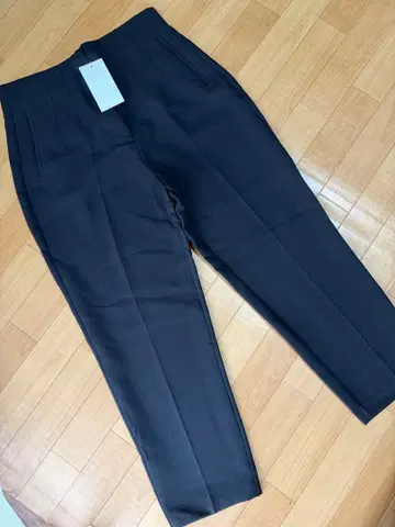 ZARA 블랙 슬랙스 팬츠 XL 사이즈 새상품 택 포함