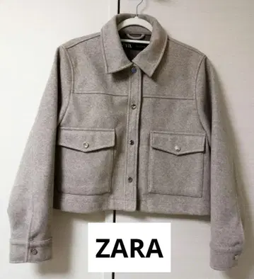 ZARA 그레이 숏 자켓