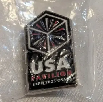 레어 USA Pavilion 핀 배지 EXPO 2025 OSAKA