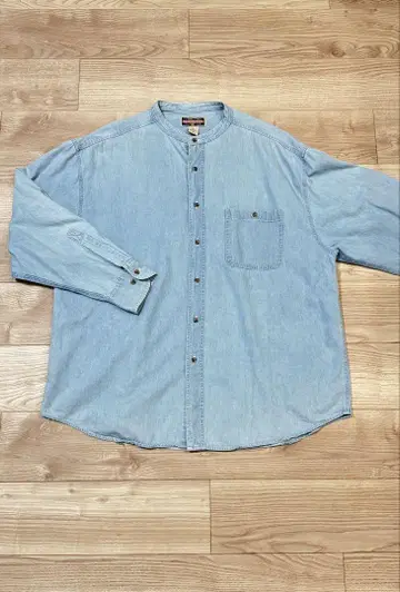 나카메구로 구제샵 구매 NORTH CREST 데님 셔츠 XL