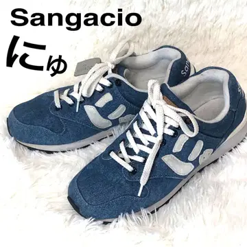 새상품급 Sangacio 데님 블루 스니커즈
