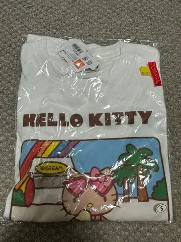 오키나와 한정판 일광화상 키티 T셔츠