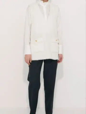 새상품급 노크 노크 바이 더 라인 트윌 스틱 팬츠 팬츠 네이비 XS