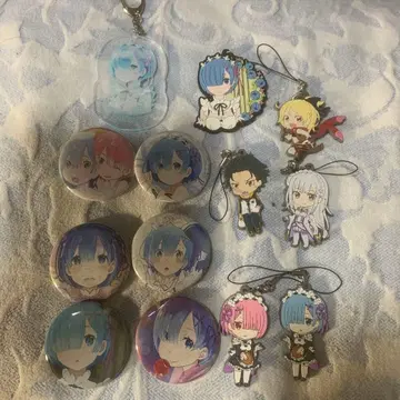 렘 라무 에밀리아 키링 세트