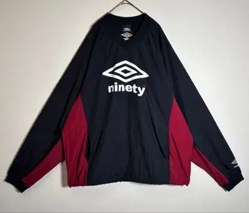 9090 x umbro 프린트 자수 로고 나일론 자켓 피스테