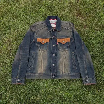 EDWIN 데님 자켓 그런지 아메카지 헤이세이 기믹