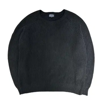 [ 명작 ] 블랙 LANDS END 영국령 홍콩제 코튼 니트 스웨터