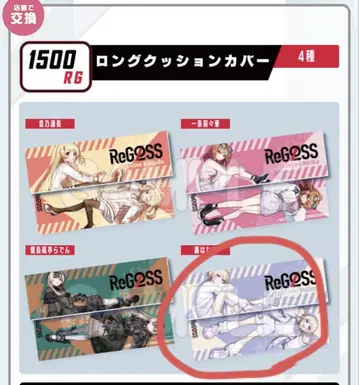 토도로키 하지메 ReGESS 롱 쿠션 커버