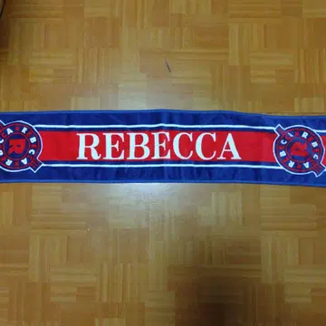 REBECCA 로고 타월 빨간색/파랑