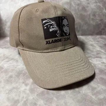 XLARGE X-girl 그래픽 캡 베이지