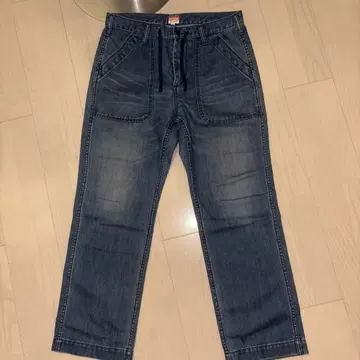 THE STORE 다크 블루 데님 팬츠 L 사이즈
