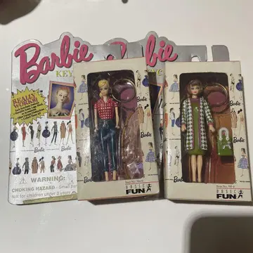 바비 키체인 키링 2개 세트