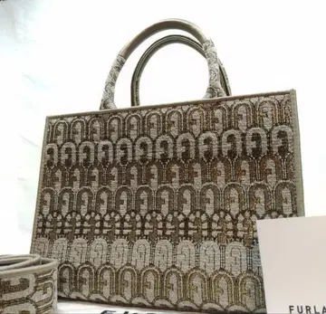 FURLA 훌라 오퍼튜니티 2way 토트백 매트 골드