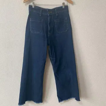 ZARA 자라 코튼 하이라이즈 데님 팬츠 새상품급