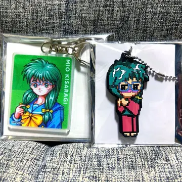 도키메모 키사라기 미오 블라인드 아크릴 키링 러버 키링