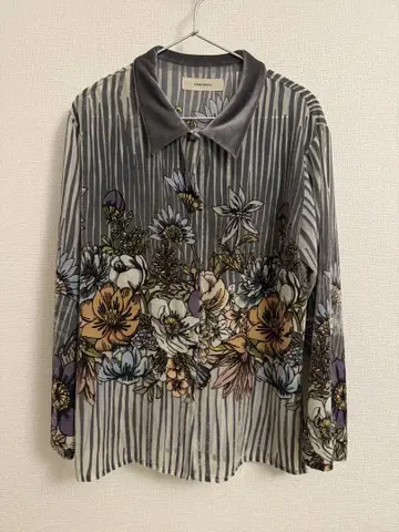 FUMIETANAKA flower flocky 셔츠