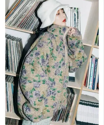 jouetie 꽃무늬 보아 자켓