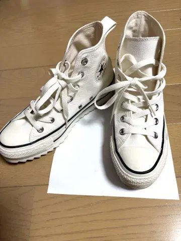 CONVERSE ALL STAR 샤크 밑창 하이 새상품급 통굽