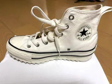 CONVERSE ALL STAR 샤크 밑창 하이 새상품급 통굽