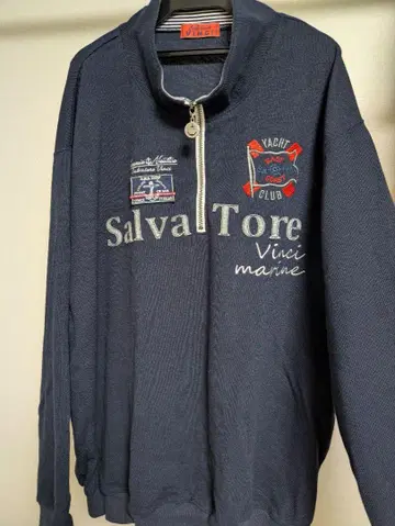 Salvatore Vinci 네이비 트레이닝복 3L