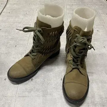 moussy 정가 24990엔 메쉬 레이스업 부츠 마우지