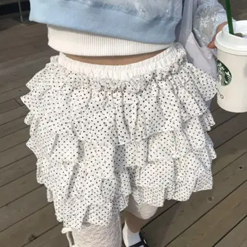 treat urself girly lace dot tutu white