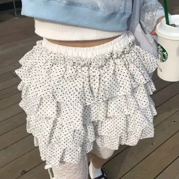 treat urself girly lace dot tutu white