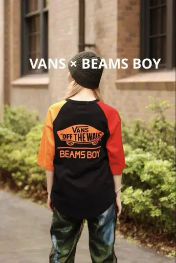 빔즈 보이 VANS x BEAMS BOY / 별주 BB 로고 T셔츠