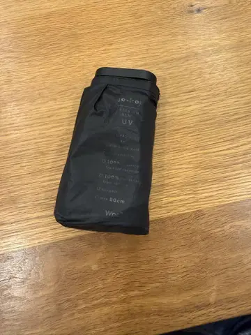 블랙 UV 컷 접이식 우산 50cm